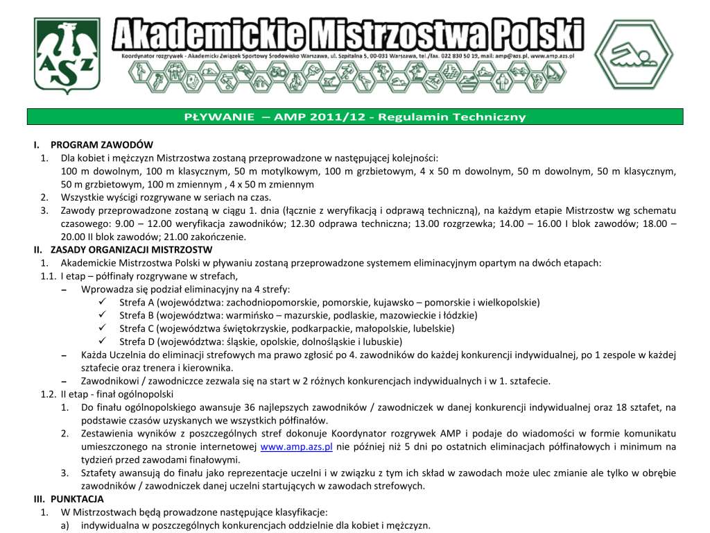 Akademickie Mistrzostwa Polski - Finał