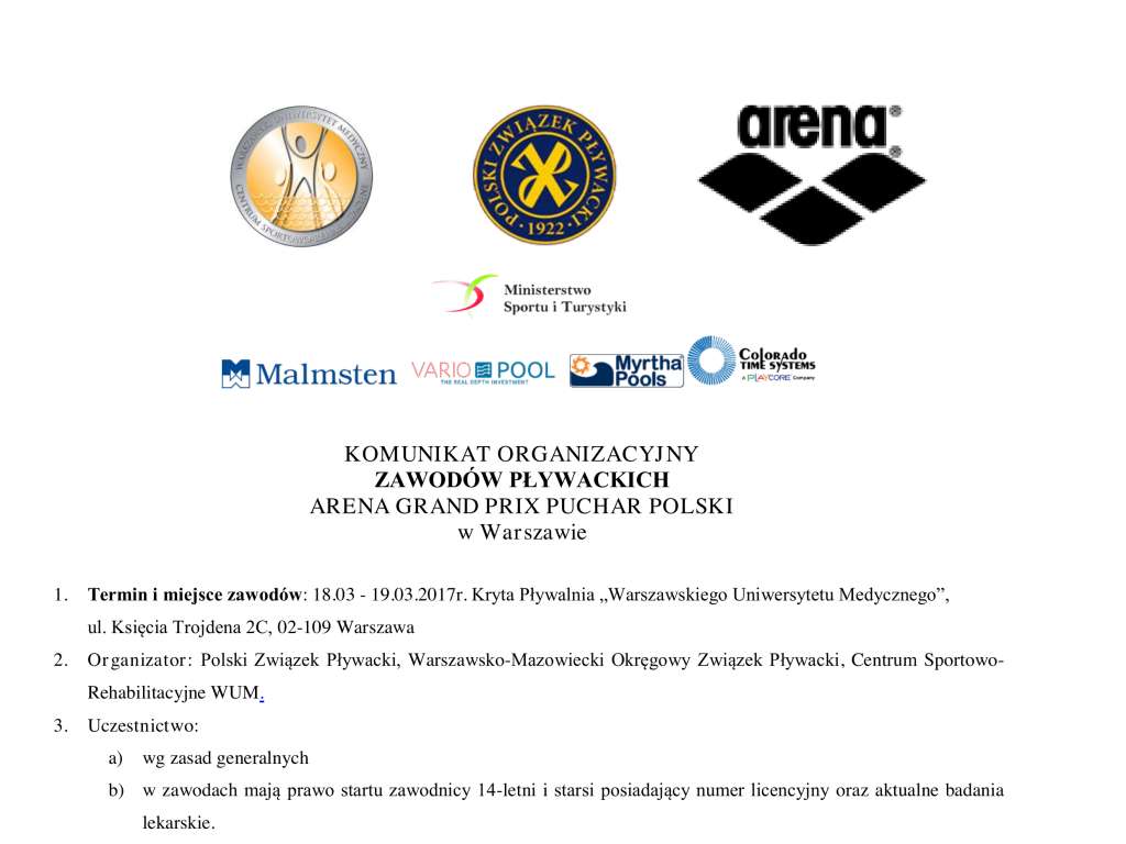 Arena Grand Prix - Puchar Polski