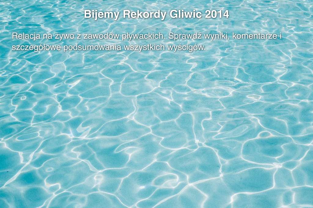 Bijemy Rekordy Gliwic 2014