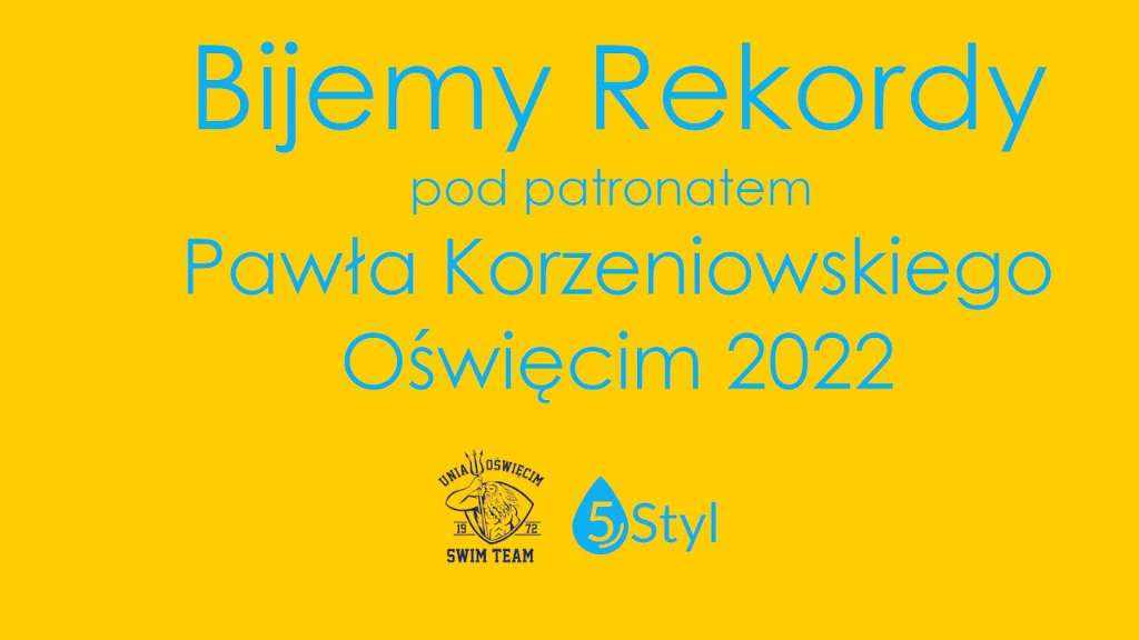 Bijemy Rekordy pod patronatem Pawła Korzeniowskiego