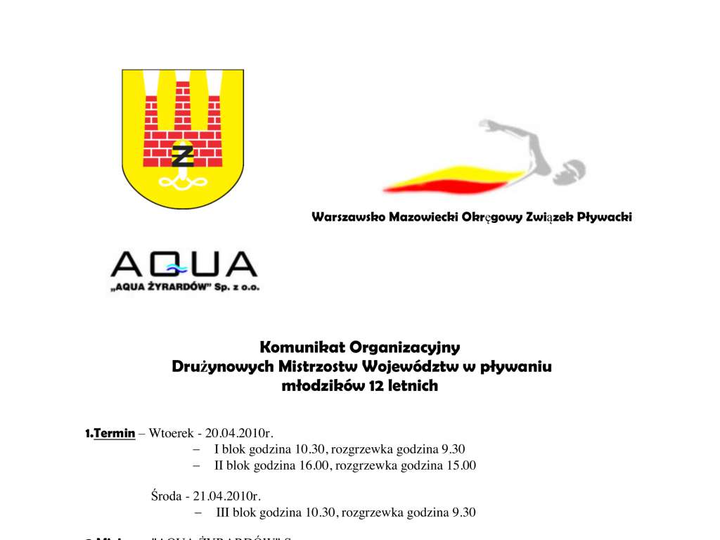 Drużynowe Mistrzostwa Województw Młodzików 12 lat