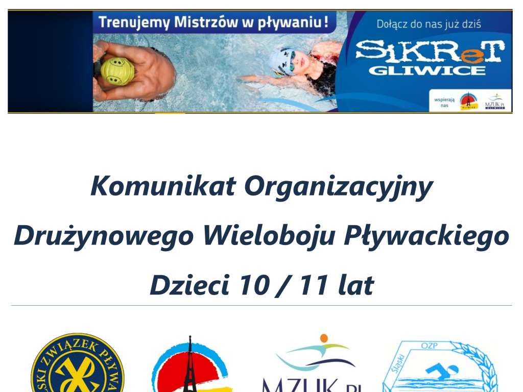Drużynowy Wielobój Pływacki 10 - 11 lat