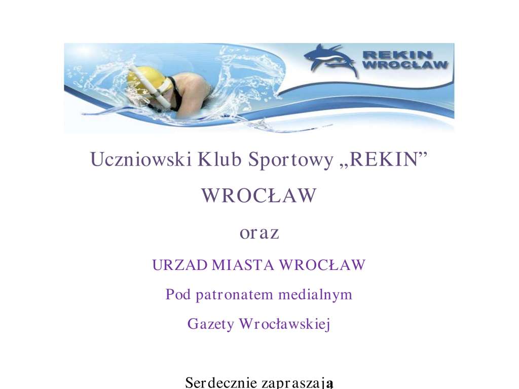 Finał Klubowego Pucharu Polski Płetwonurków w pływaniu sportowym w płetwach