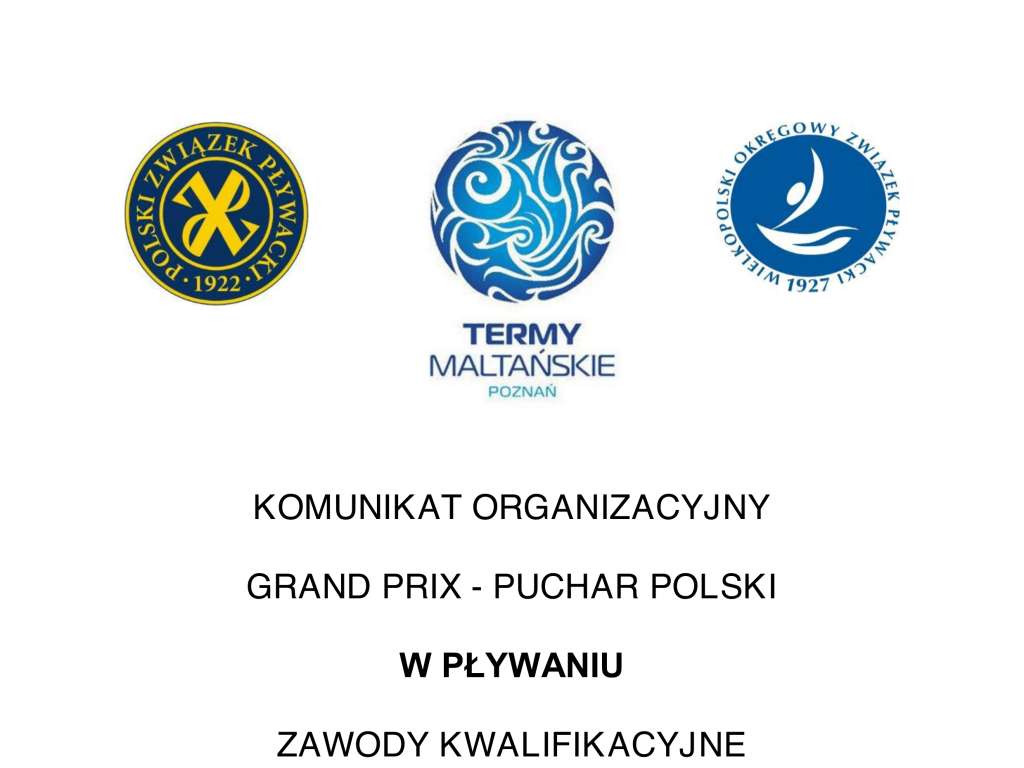 Grand Prix Polski w pływaniu Zawody Kwalifikacyjne do Mistrzostw Świata w Windsor