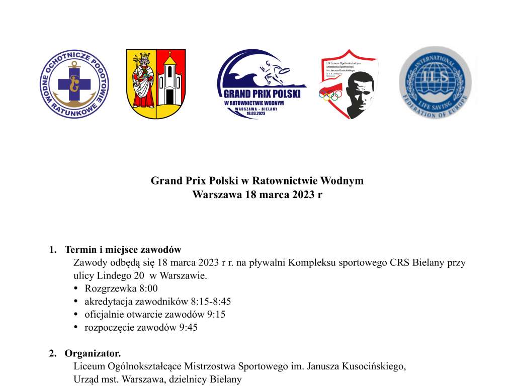 Grand Prix Polski w Ratownictwie Wodnym