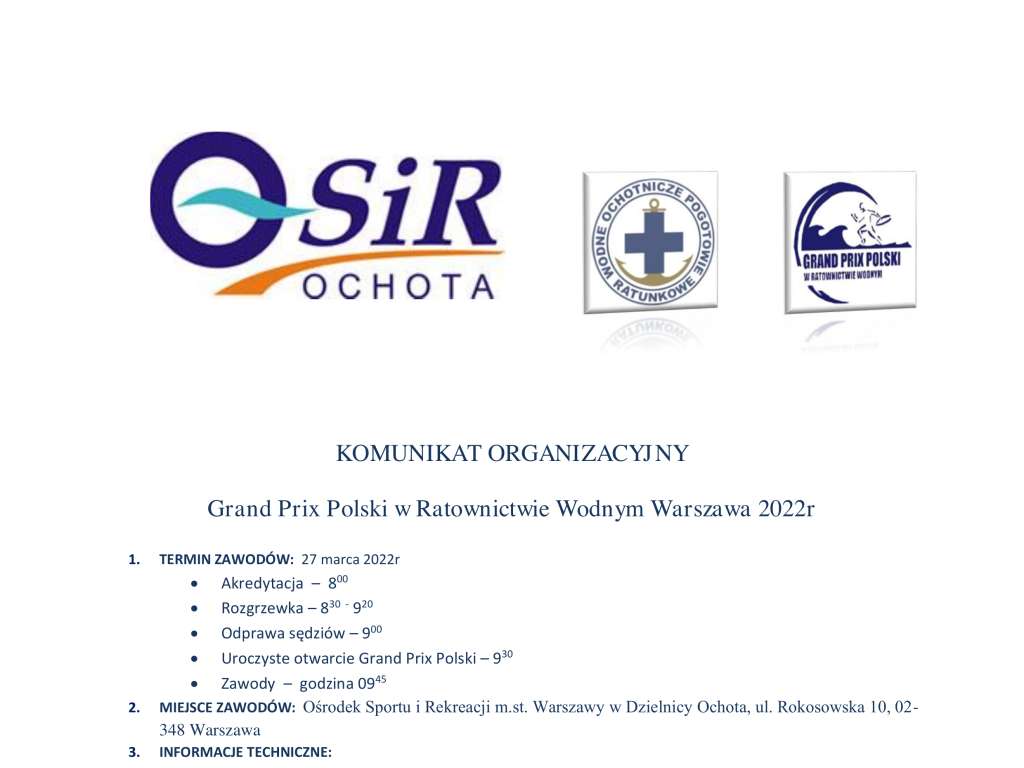 Grand Prix Polski w Ratownictwie Wodnym