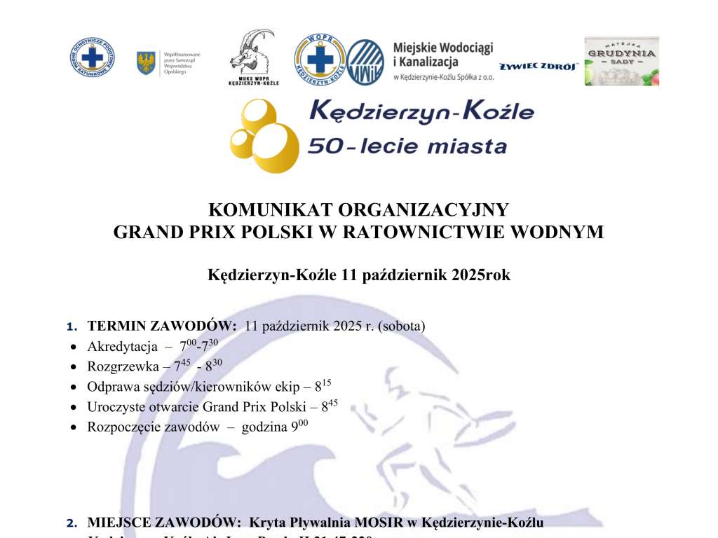 Grand Prix Polski w Sportowym Ratownictwie Wodnym
