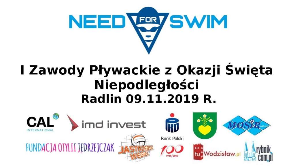 I Zawody Pływackie z Okazji Święta Niepodległości