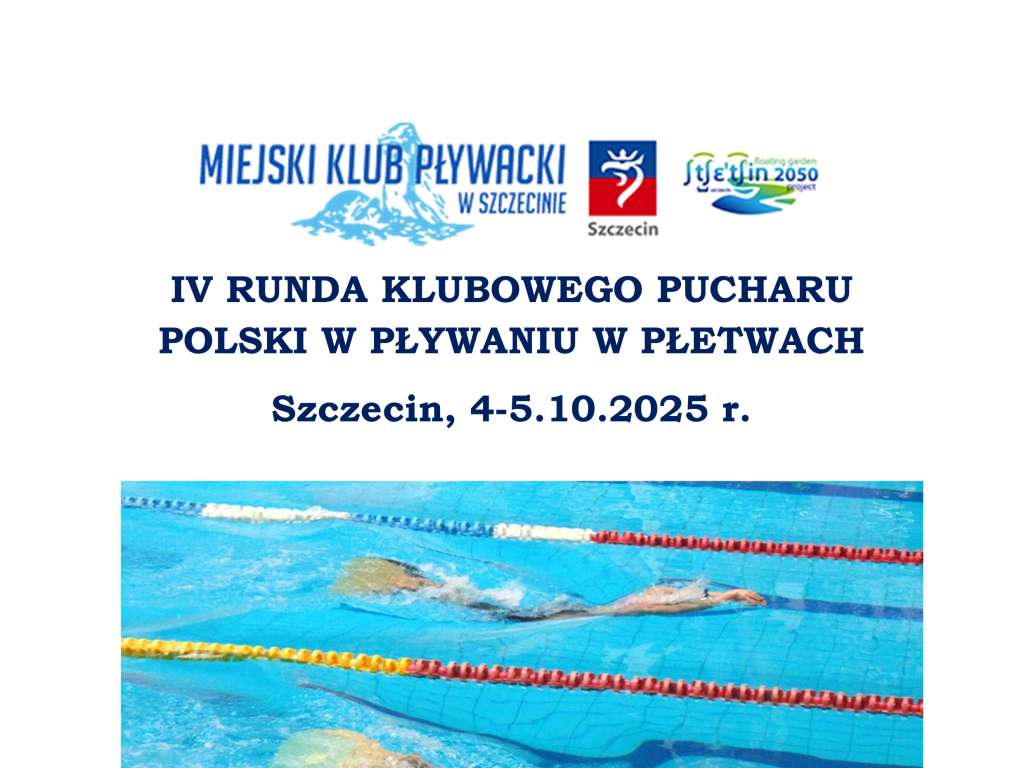 IV runda Klubowego Pucharu Polski w Pływaniu w Płetwach