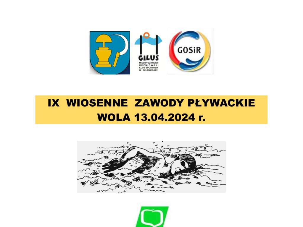 IX Wiosenne Zawody Pływackie