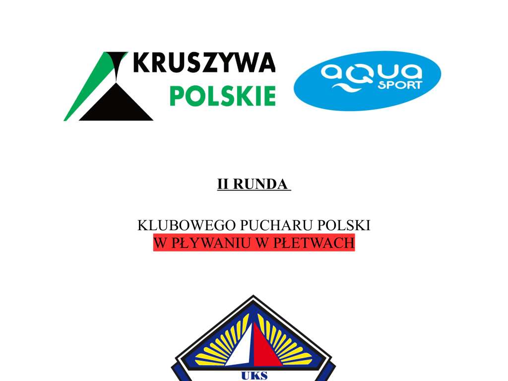 Klubowy Puchar Polski w pływaniu w płetwach