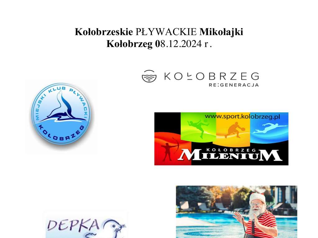 Kołobrzeskie PŁYWACKIE Mikołajki