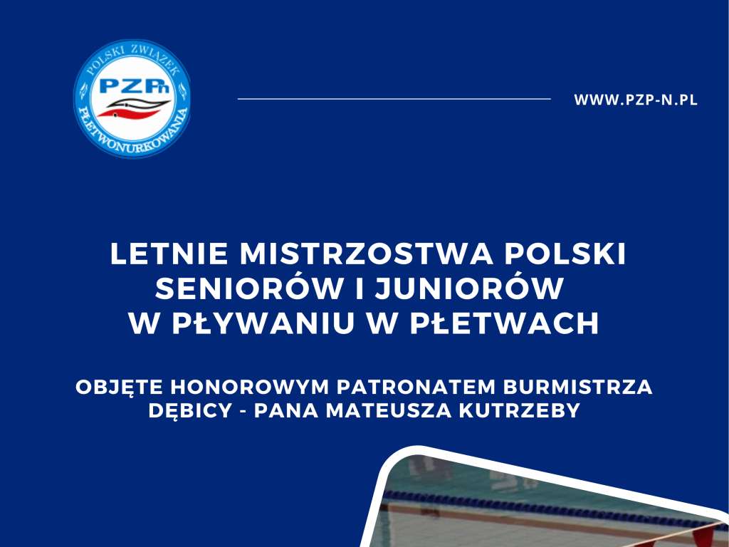 Letnie Mistrzostwa Polski Seniorów i Juniorów w pływaniu w płetwach
