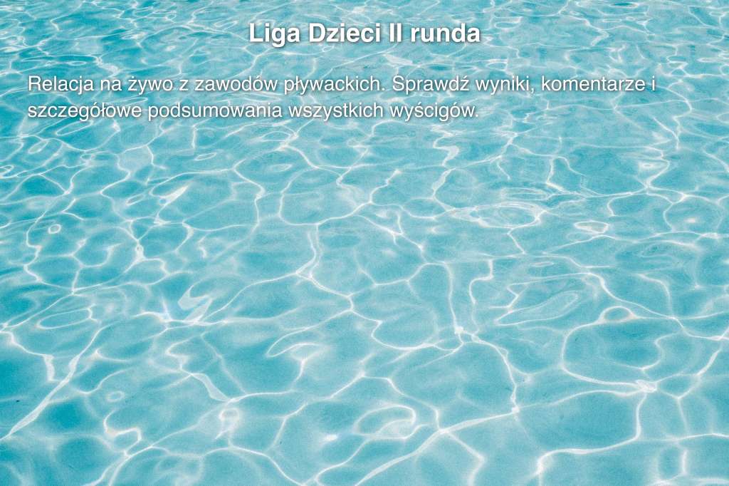 Liga Dzieci II runda