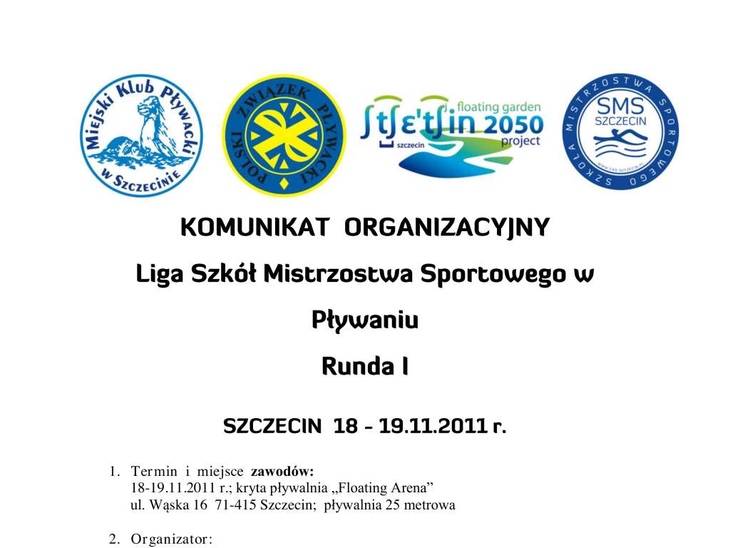 Liga SMS – I runda