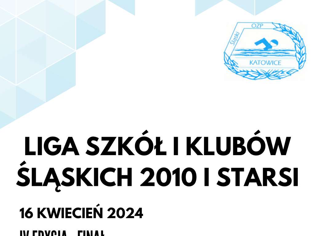 Liga Szkół i Klubów Śląskich rocznika 2010 i starsi - IV edycja Finał