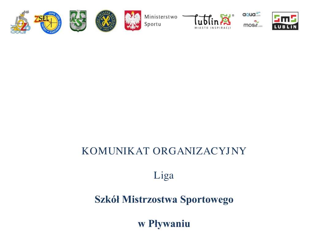 Liga Szkół Mistrzostwa Sportowego w Pływaniu - I runda
