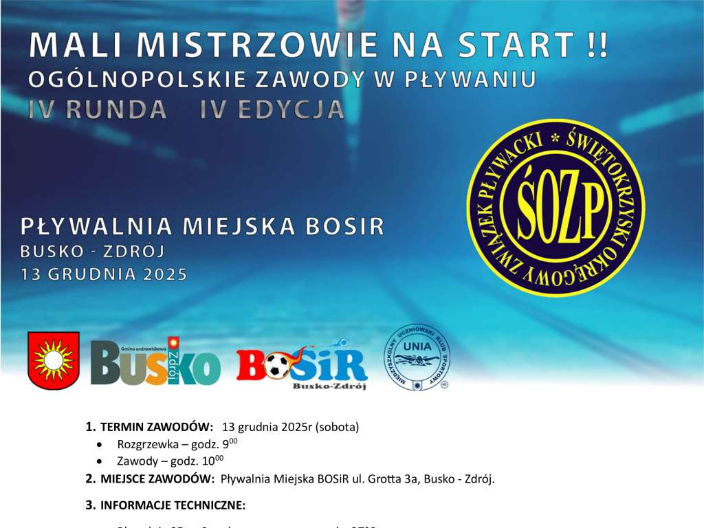 Mali Mistrzowie na Start! - IV RUNDA