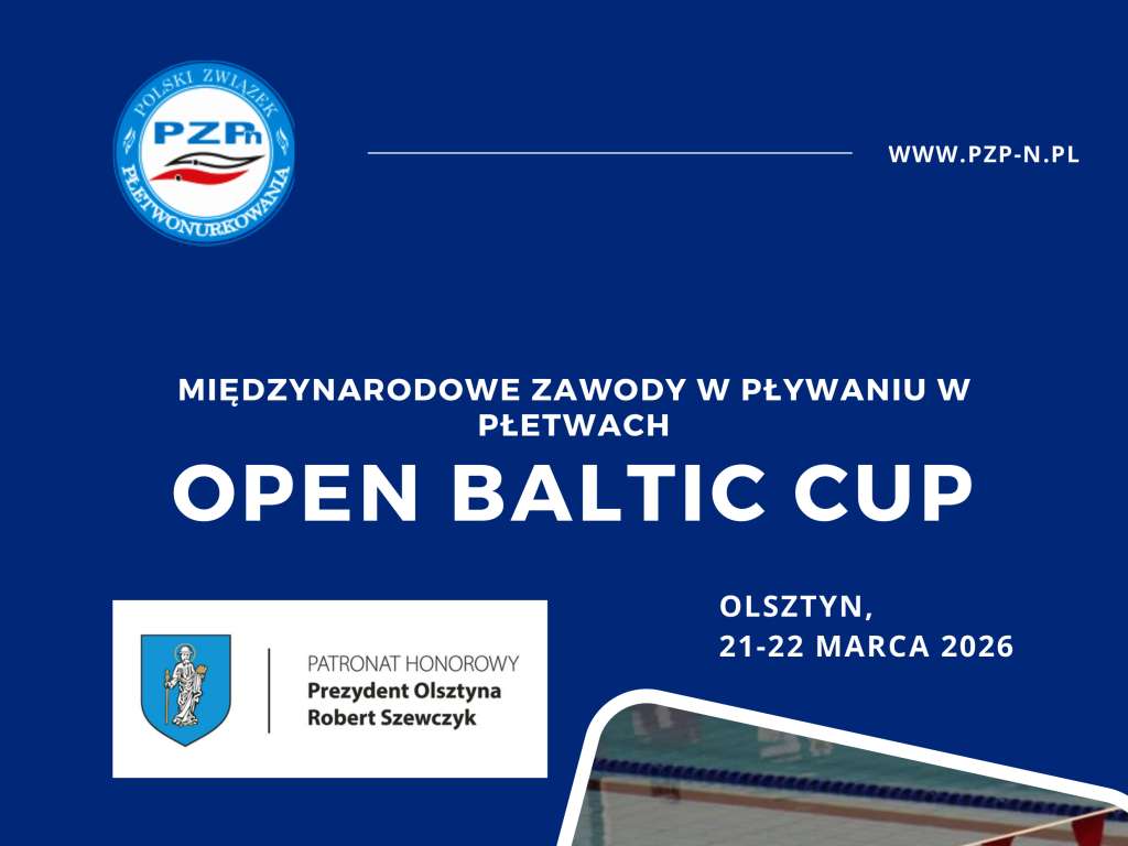 Międzynarodowe Zawody w Pływaniu w Płetwach Open Baltic Cup