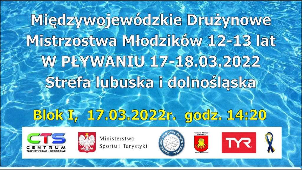 Międzywojewódzkie Drużynowe Mistrzostwa Młodzików 12-13 lat strefa lubuska i dolnośląska