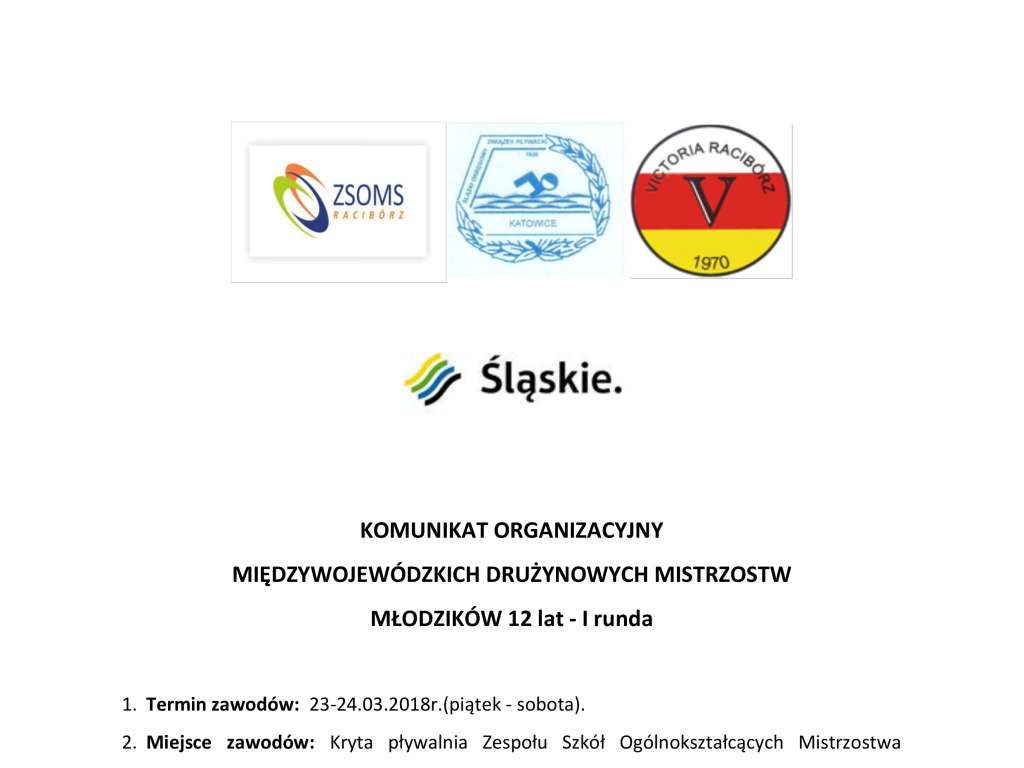 Międzywojewódzkie  Drużynowe Mistrzostwa Młodzików 12 lat I runda