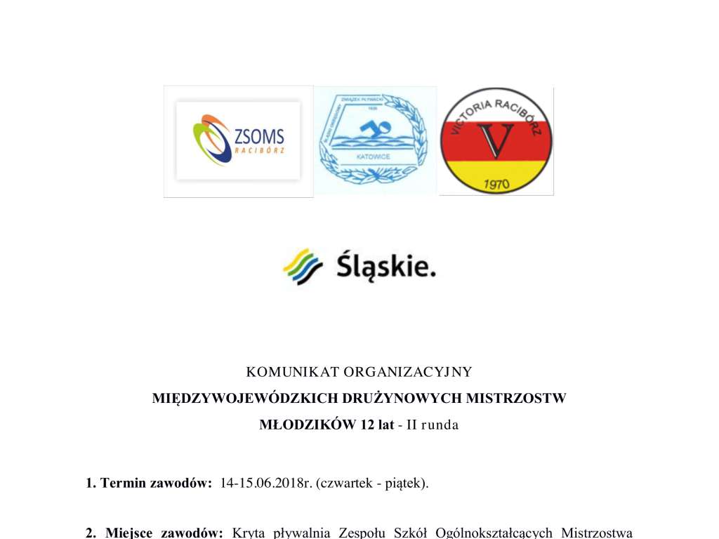 Międzywojewódzkie Drużynowe Mistrzostwa Młodzików 12 lat - II runda