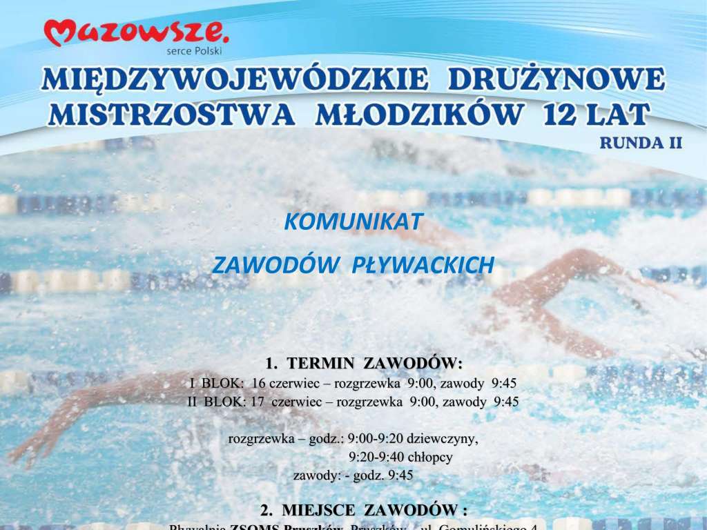 Międzywojewódzkie Drużynowe Mistrzostwa Młodzików 12 lat - II runda