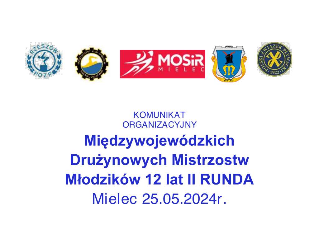 Międzywojewódzkie Drużynowe Mistrzostwa Młodzików 12 lat - II runda