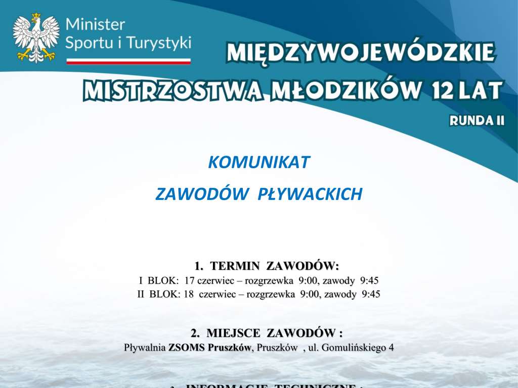 Międzywojewódzkie Drużynowe Mistrzostwa Młodzików 12 lat Runda II