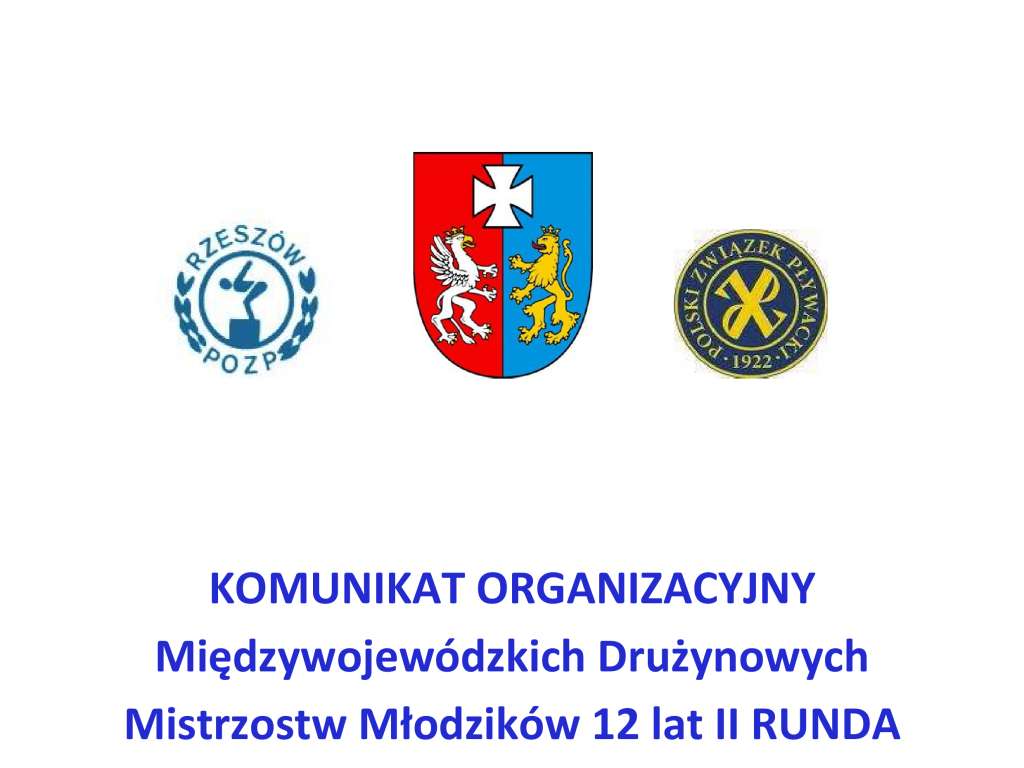 Międzywojewódzkie drużynowe Mistrzostwa Młodzików 12 lat runda II