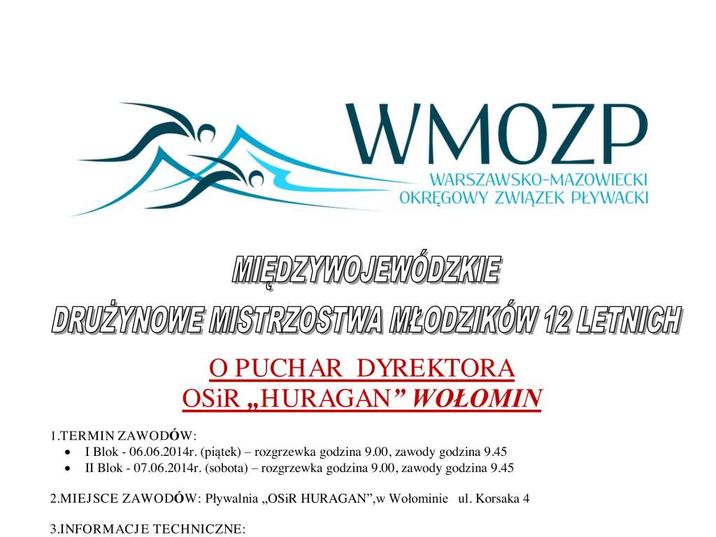 Międzywojewódzkie Drużynowe Mistrzostwa Młodzików 12 letnich - II Runda