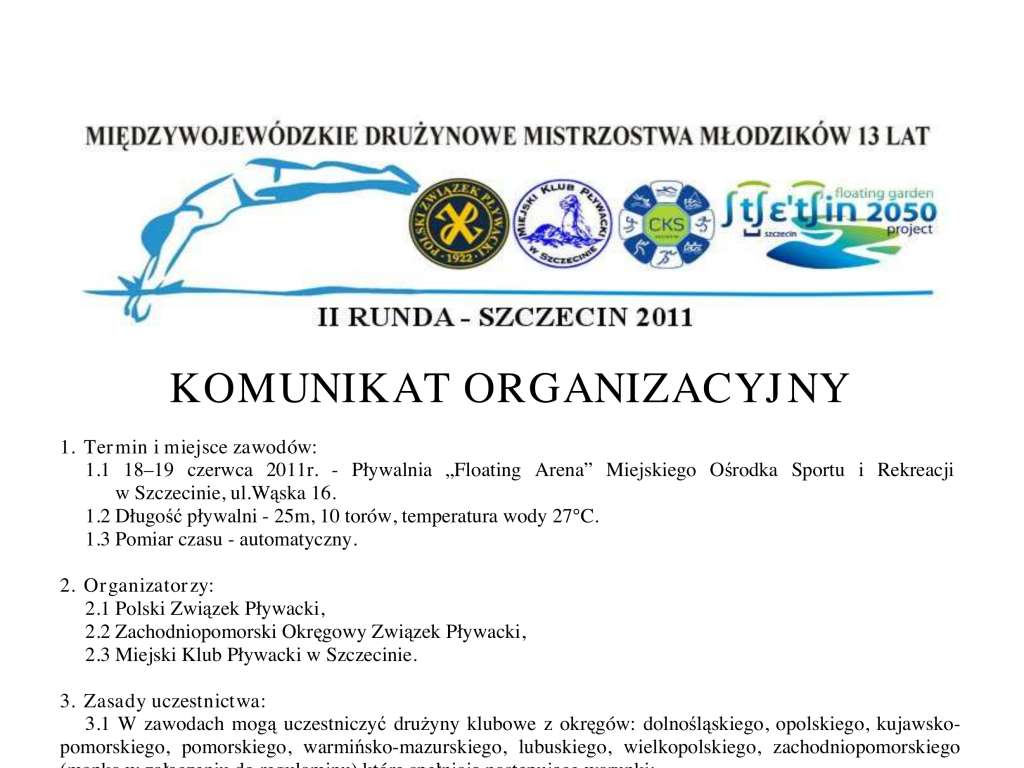 Międzywojewódzkie Drużynowe Mistrzostwa Młodzików 13 lat II runda