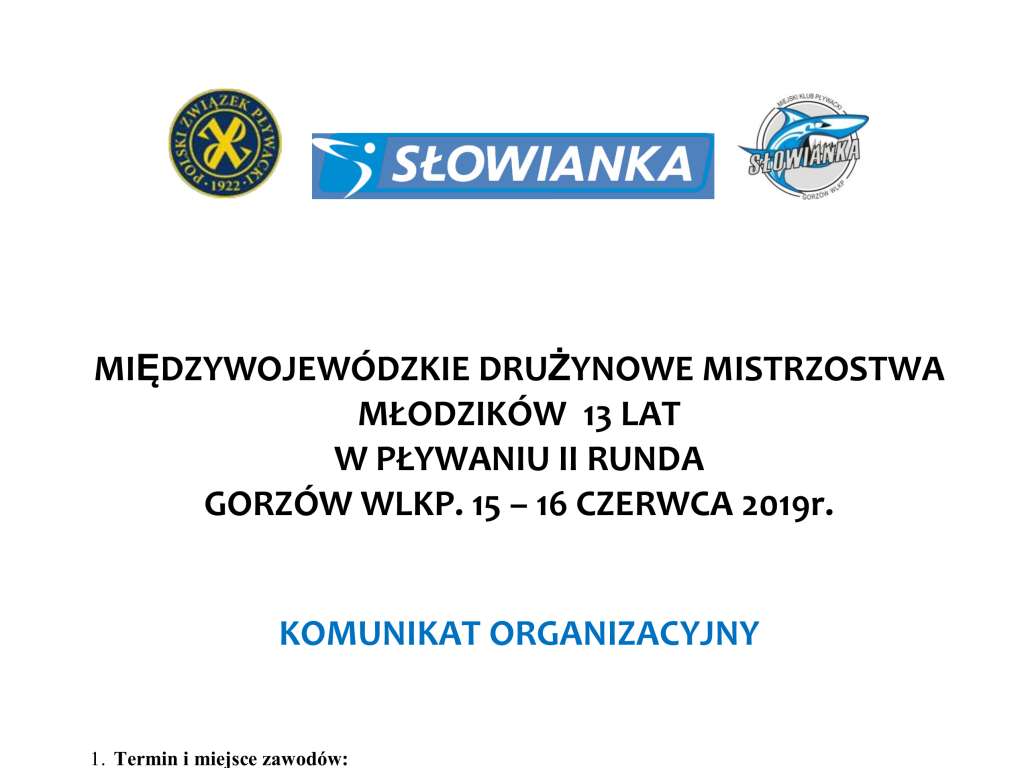 Międzywojewódzkie Drużynowe Mistrzostwa Młodzików 13 lat Runda II