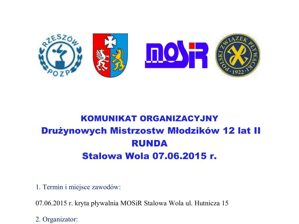 Międzywojewódzkie Mistrzostwa Młodzików 12 lat II Runda