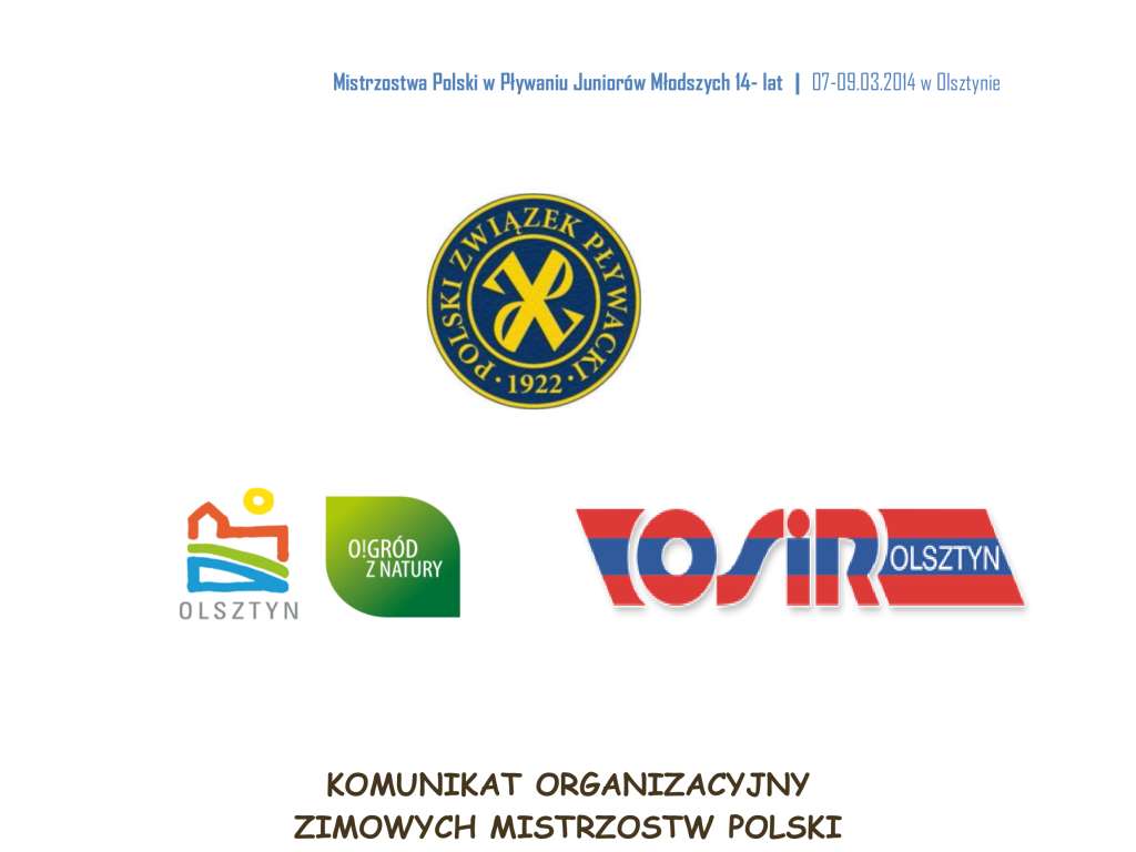 Mistrzostwa Polski Juniorów 14 lat