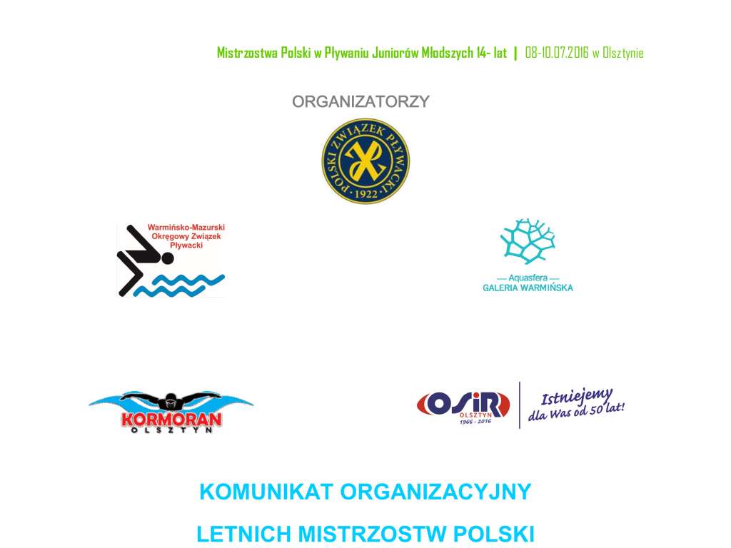 Mistrzostwa Polski Juniorów Młodszych 14 lat