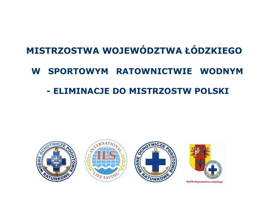Mistrzostwa Województwa Łódzkiego w Sportowym Ratownictwie Wodnym