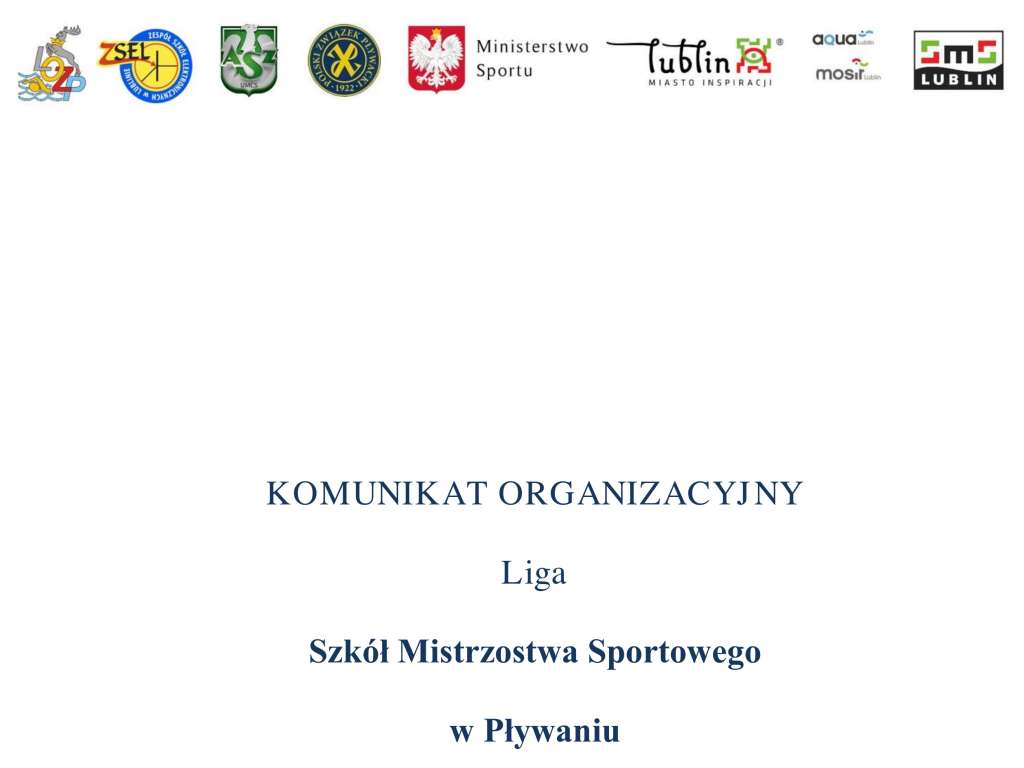 ODWOŁANE - Liga Szkół Mistrzostwa Sportowego w Pływaniu Runda II