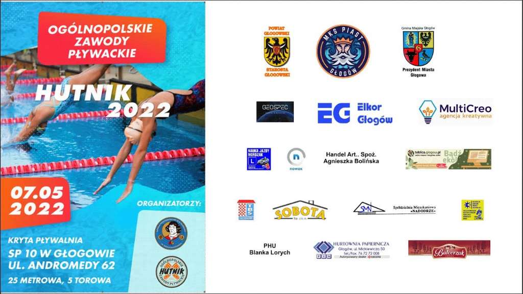 Ogólnopolskie Zawody Pływackie HUTNIK 2022