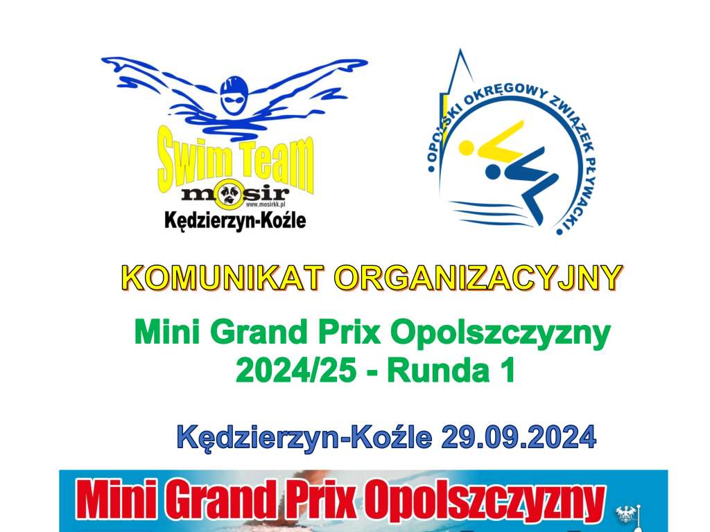 Otwarte Mini Grand Prix Opolszczyzny 2024/25 - Runda 1