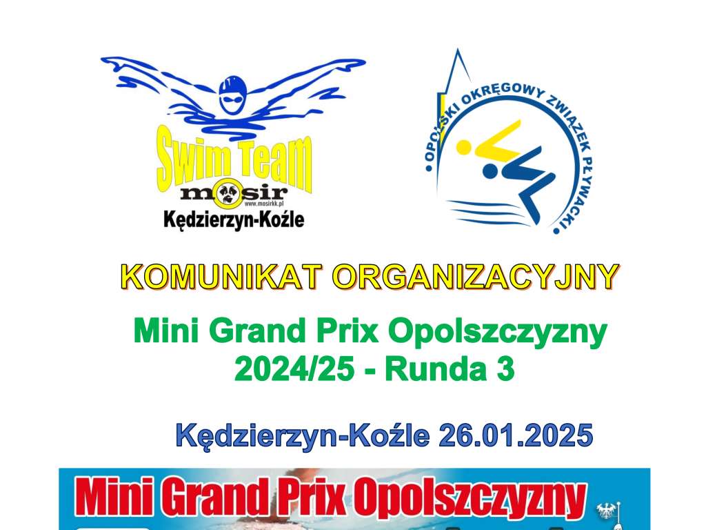 Otwarte Mini Grand Prix Opolszczyzny 2024/25 - Runda 3