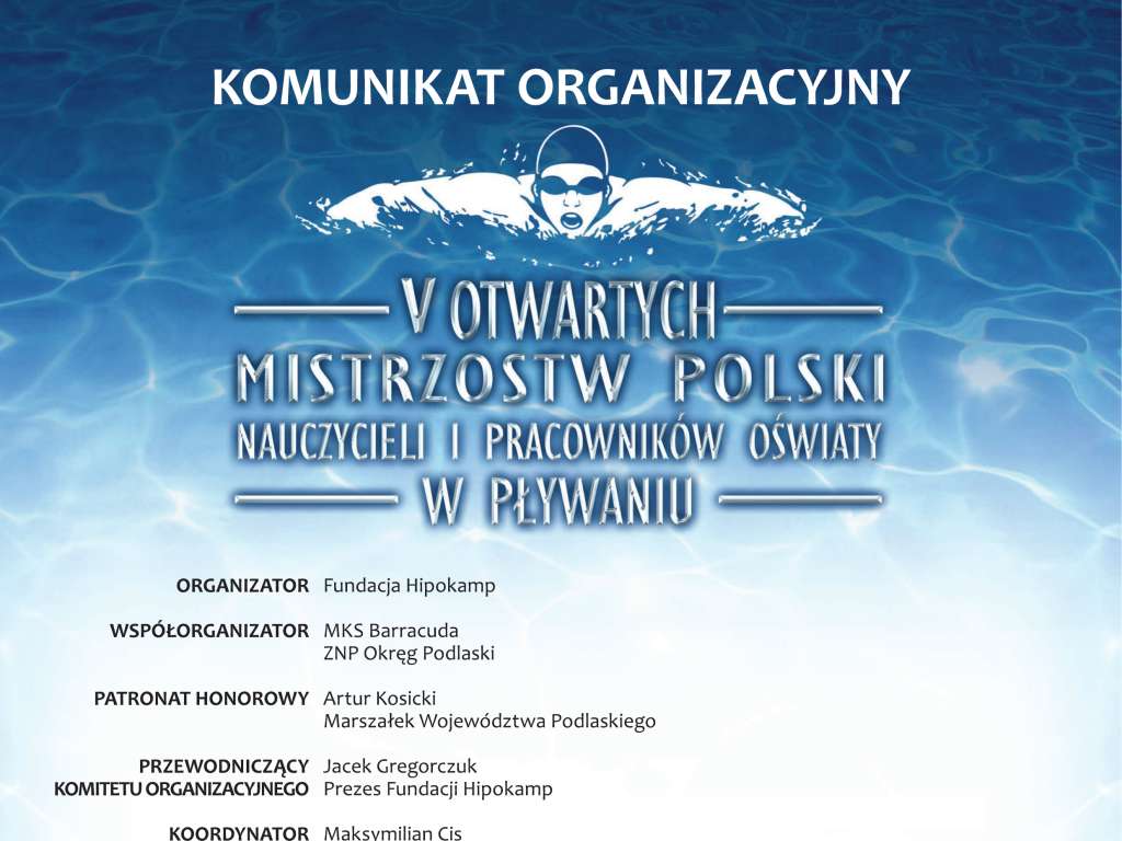 Otwarte Mistrzostwa Polski Nauczycieli i Pracowników Oświaty w Pływaniu