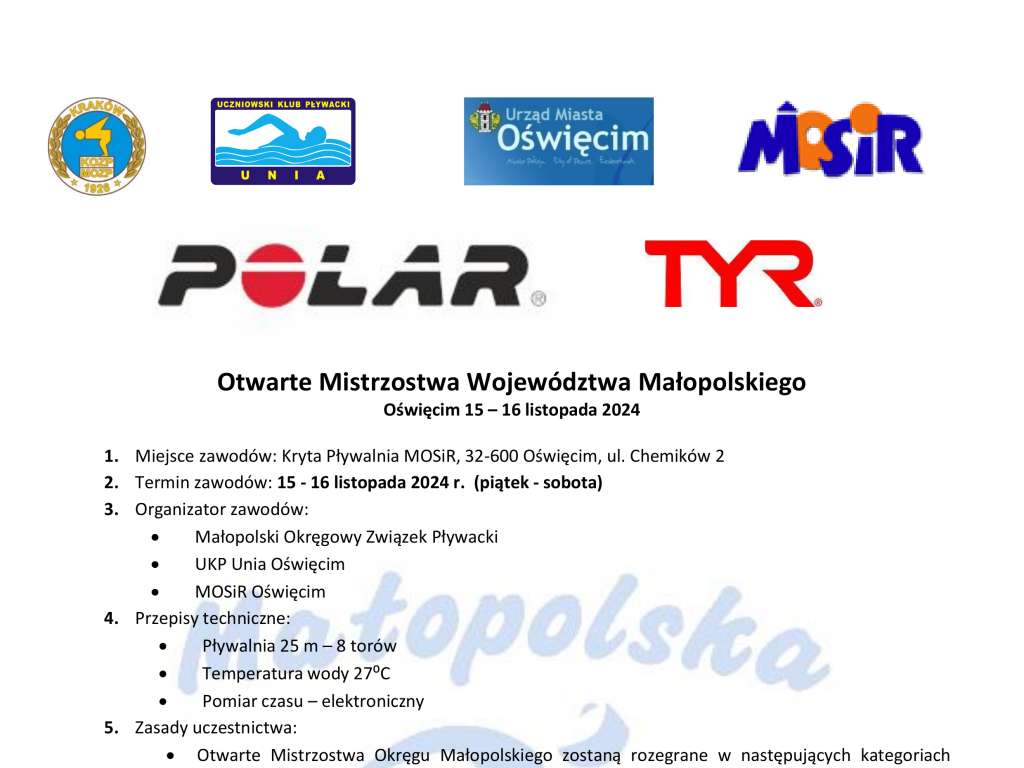 Otwarte Mistrzostwa Województwa Małopolskiego