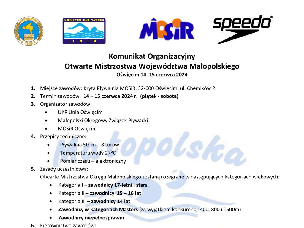 Otwarte Mistrzostwa Województwa Małopolskiego