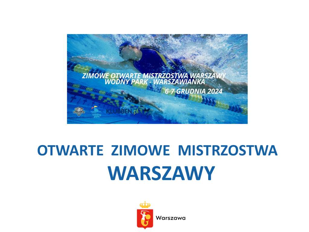 Otwarte Zimowe Mistrzostwa Warszawy w pływaniu