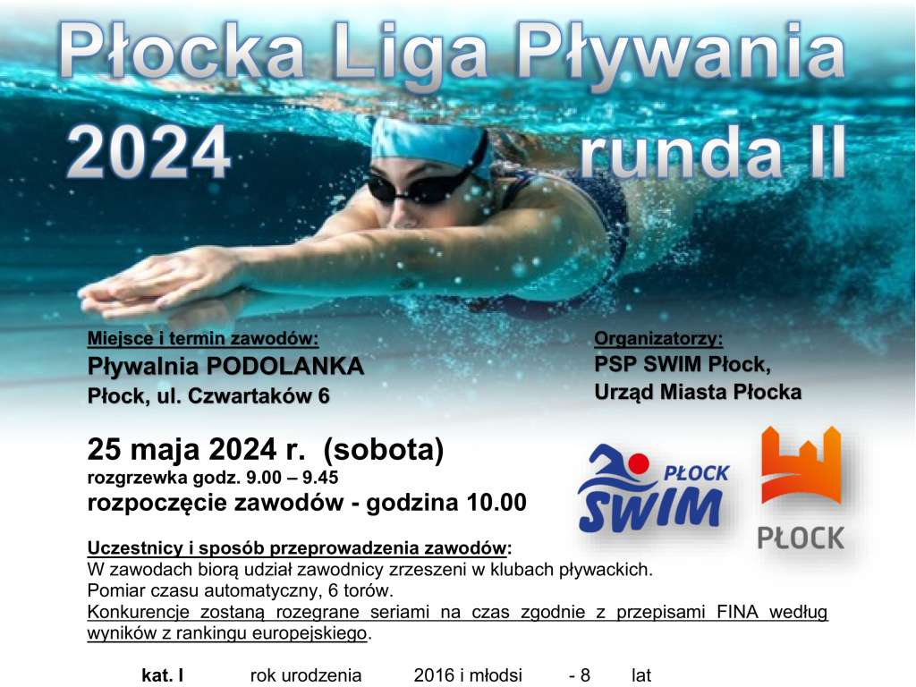 Płocka Liga Pływania Runda II