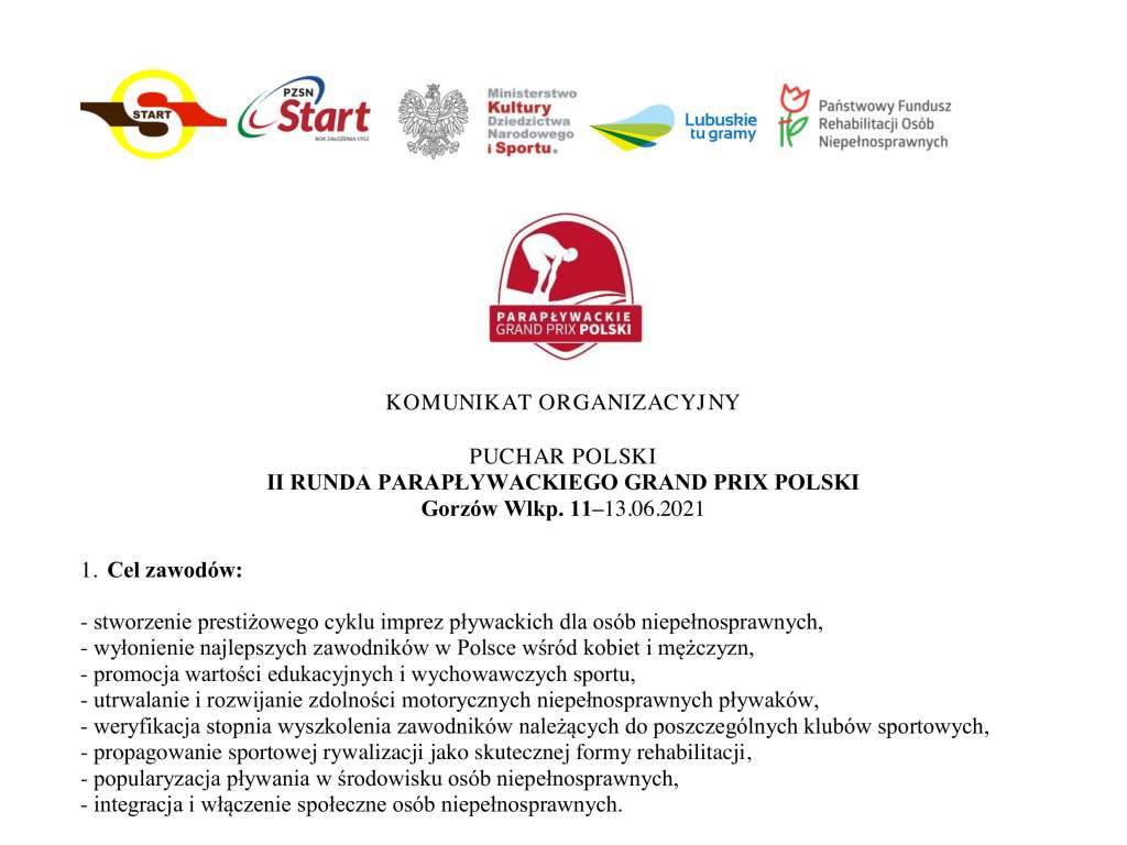 Puchar Polski II Runda Parapływackiego Grand Prix Polski