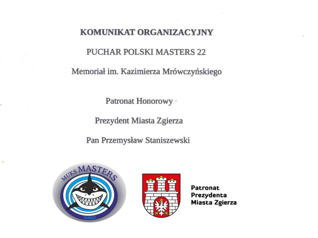 Puchar Polski Masters Łódź 2022