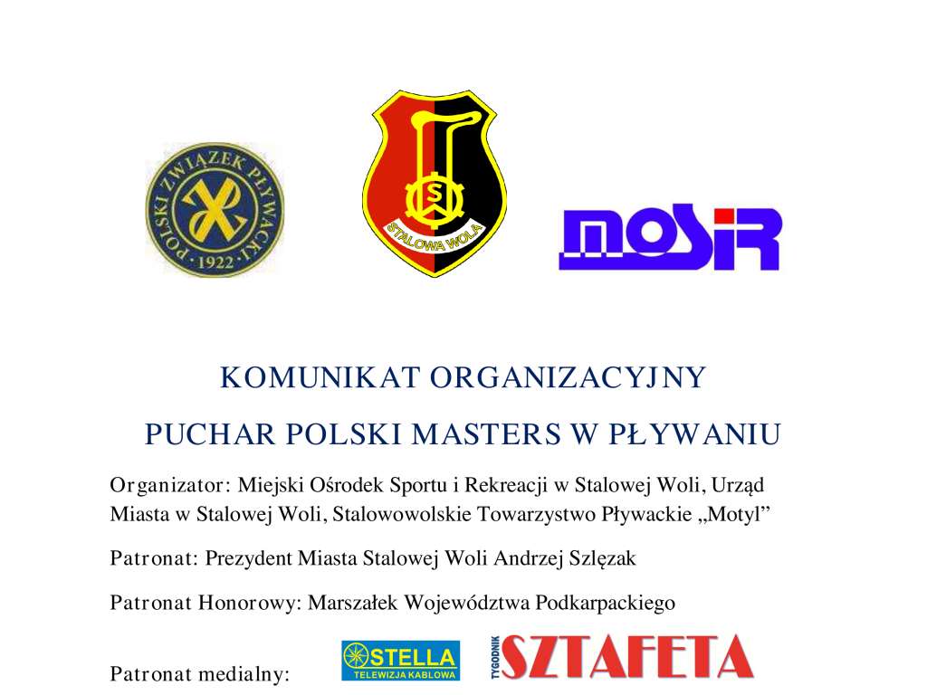 Puchar Polski Masters w Pływaniu