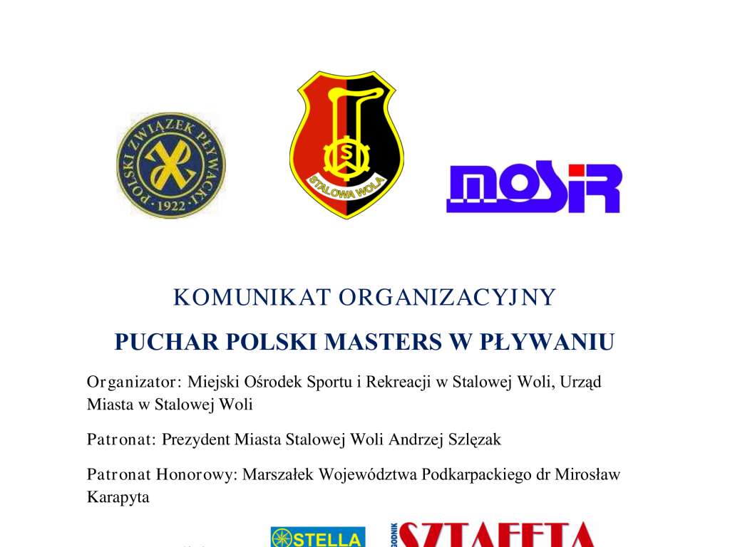 Puchar Polski w Pływaniu Masters